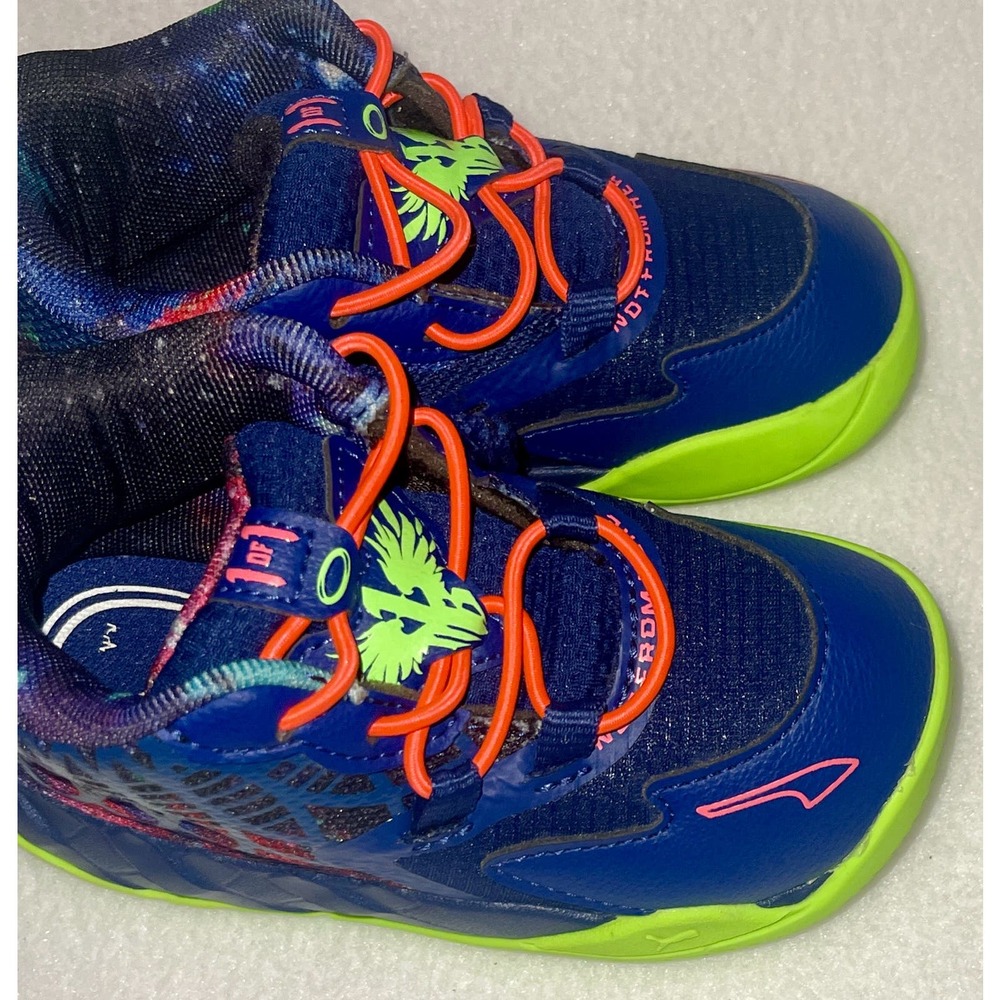 Puma MB 1 Galaxy AC MELO Basketball Shoes 385730 07 Kids Size 8C - Picture 2 of 7